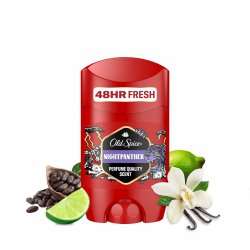 Old Spice Nightpanther Deo Stick für Männer, 50ml, 48H Frische, langanhaltender Duft in Parfümqualität, 0% Aluminiumsalze, keine Flecken auf Schwarz & Weiss, hergestellt aus 50% recyceltem Plastik Angebot bei HelloDeals