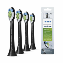 Philips Sonicare Original W2 Optimal White Standard Bürstenköpfe für Schallzahnbürsten – 4er-Pack, in Schwarz (Modell HX6064/11) Angebot bei HelloDeals