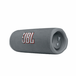 JBL Flip 6 Bluetooth Box - Grau – Wasserdichter, tragbarer Lautsprecher mit 2-Wege-Lautsprechersystem für kraftvollen Sound – Bis zu 12 Stunden kabellos Musik abspielen Angebot bei HelloDeals
