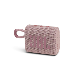 JBL GO 3 kleine Bluetooth Box - Pink – Wasserfester, tragbarer Lautsprecher für unterwegs – Bis zu 5h Wiedergabezeit mit nur einer Akkuladung Angebot bei HelloDeals