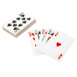 PARENCE.- Spiel mit 54 klassischen Karten - Poker, Brettspiel, Rommé, Belotte - Rote oder Blaue Rückseite der Karten, Bleu, Rouge Angebot bei HelloDeals