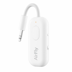 Twelve South AirFly Pro | Drahtloser Sender/Empfänger mit Audio-Sharing für bis zu 2 AirPods/drahtlose Kopfhörer - Flugzeug, Fitnessstudio, Auto Angebot bei HelloDeals