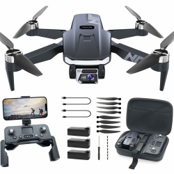 NAFYRE N11 PRO GPS Drohne mit Kamera für Erwachsene 4K UHD, 90 Min lange Flugzeit, lange Kontrollstrecke, Auto Rückkehr, Automatisches Folgen, bürstenloser Motor, 5G FPV RC Quadcopter für Anfänger Angebot bei HelloDeals
