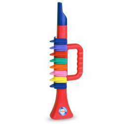 Bontempi 32 2732 Trompete mit 8 farbigen Tasten/Noten, blau Angebot bei HelloDeals