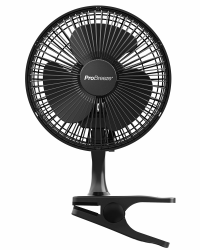 Pro Breeze Mini Ventilator mit Clip, 20 cm Durchmesser, 2 Geschwindigkeitsstufen, stabiler Clip - Ventilator leise, ideal als Tischventilator am Schreibtisch, für Growbox, Zuhause im Schlafzimmer Angebot bei HelloDeals