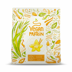Veganes Proteinpulver | Vanille | 600g Eiweißpulver | Premiumqualität Protein | Made in Germany | Alpha Foods Angebot bei HelloDeals