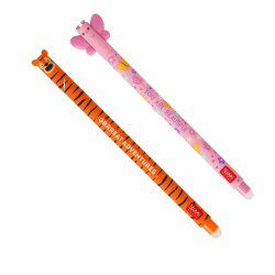 FÜNDIG Gelstifte im Set - Butterfly + Tiger - thermoempfindlicher Radiertinte - ohne das Blatt abzunutzen - 0,7 mm Spitze - verschiedene Tintenfarben und Schaftdesigns - 15 cm Länge Angebot bei HelloDeals