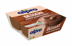 Alpro Soya-Dessert Schokoladengeschmack – Auf Soyabasis – Vegan und von Natur aus laktosefrei – Reich an Calcium und Vitaminen – 4 x 125 g Angebot bei HelloDeals