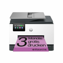 HP OfficeJet Pro 9132e Multifunktionsdrucker, 3 Monate gratis drucken mit HP Instant Ink inklusive, HP+, Drucker, Scanner, Kopierer, Fax, WLAN, LAN, Duplex, Airprint, Grau-Weiß Angebot bei HelloDeals