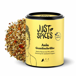 Just Spices Asia Gemüsebrühe I Würze asiatische Suppen zu Hause selbst I Gewürzdose, 65 g Angebot bei HelloDeals