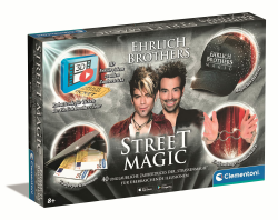 Clementoni Ehrlich Brothers Street Magic - Zauberkasten für Kinder ab 8 Jahren - Magisches Equipment für 40 verblüffende Zaubertricks inkl. 3D Erklärvideos 59299 Angebot bei HelloDeals