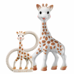 Sophie la Girafe – Geschenkbox zur Geburt + Beißring – 100 % Naturkautschuk – Aktivitätsset für Kinder – Frühes Lernspielzeug Angebot bei HelloDeals