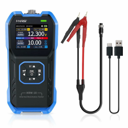 Internal Resistance Tester Innenwiderstand Messgerät 100V 200Ω Innenwiderstandstester für Li/Lab/Zine/Bcb Battery usw Digitaler Batterietester für den Heimbereich (HRM-10) Angebot bei HelloDeals