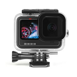 D&F Wasserdichtes Schutzgehäuse für Go Pro Hero 10/9 Black, 60M/197FT Unterwassergehäuse mit Anti-Fog Pads Tauchzubehör für Go Pro Hero 10/9 Black Angebot bei HelloDeals
