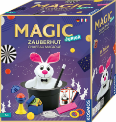 KOSMOS 694302 Magic Zauberhut, Lerne einfach Zaubertricks und Illusionen, Zauberkasten mit Zauberstab und vielen weiteren Utensilien, für Kinder ab 6 Jahre Angebot bei HelloDeals
