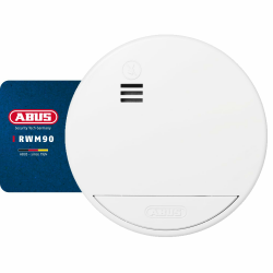 ABUS Rauchmelder RWM90 - mit austauschbarer 5-Jahres-Batterie - DIN EN14604 Zertifiziert - für Wohnräume geeignet - 85 dB Alarmlautstärke - Weiß Angebot bei HelloDeals