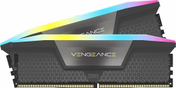 Corsair VENGEANCE RGB DDR5 32GB (2x16GB) DDR5 6000MHz CL30 AMD EXPO Intel XMP iCUE Kompatibler Computerspeicher - Grau (CMH32GX5M2B6000Z30K) Angebot bei HelloDeals