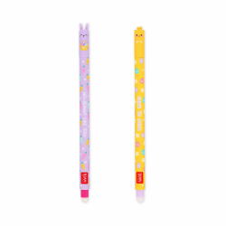 LEGAMI - Set mit 2 löschbaren Gelstiften, Easter Edition, Stifte mit löschbarer wärmeempfindlicher Tinte, Rosa, Lila, Erasable Pen, Löschen ohne das Blatt zu verbrauchen, Spitze 0,7 mm Angebot bei HelloDeals