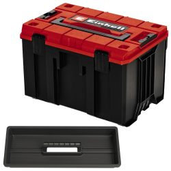 Original Einhell E-Case M Systemkoffer (max. 90 kg, universelle Aufbewahrung und Transport von Zubehör und Werkzeug, stapelbar, verknüpfbar) Angebot bei HelloDeals