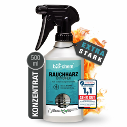 bio-chem Rauchharz-Entferner - 500 ml - Backofen- und Grillreiniger Konzentrat für Gasgrill, Edelstahl, Gusseisen u.v.m. - Extrem kraftvolle Formel gegen hartnäckige Ablagerungen - Made in DE Angebot bei HelloDeals