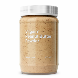 Vilgain 100% BIO Erdnussbutter Pulver | Zuckerfrei mit 2x Weniger Kalorien | Ideal für Smoothies & Porridge | Reich an Eiweiß & Ballaststoffen | 46 kcal pro Portion Angebot bei HelloDeals