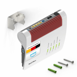 munda.living Fritzbox Wandhalterung – Fritzbox Halterung für alle Fritzbox Router mit Lüftungsgitter - Wandhalterung Fritzbox inklusive Montagematerial – Fritzbox Zubehör in Deutschland produziert Angebot bei HelloDeals
