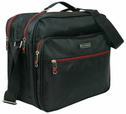 BAG STREET - Arbeitstasche für Männer - Flugbegleiter - Herrentasche - Nylon (Schwarz) Angebot bei HelloDeals