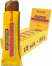 Barebells Soft Protein Riegel – 16g High Protein Bar, Zuckerarm, Eiweißriegel, Ohne Palmöl – Caramel Choco, 12 x 55 Angebot bei HelloDeals