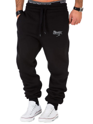 REPUBLIX Herren Sporthose Jogger Jogginghose Sweatpants Trainingshose R-0052 XL Schwarz Angebot bei HelloDeals