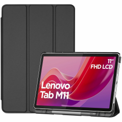 ProCase Hülle für 11" Lenovo Tab M11 2024 mit Stifhalter, Ultra-Dünn & Leicht Smart Case Cover- Schwarz Angebot bei HelloDeals