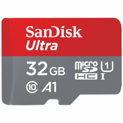 SanDisk Ultra Android microSDHC UHS-I Speicherkarte 32 GB + Adapter (Für Smartphones und Tablets, A1, Class 10, U1, Full HD-Videos, bis zu 120 MB/s Lesegeschwindigkeit) 10 Jahre Garantie Angebot bei HelloDeals