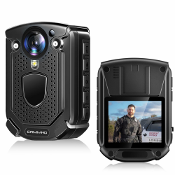 CAMMHD W1 HD 3840 * 2160P Body Cam, 10–12 Stunden Videoaufzeichnung, IP68 wasserdicht, H.265-Videocode, Nachtsicht-Bodycam, tragbare Körperkamera mit 2 um 360° drehbaren Clips (mit 32 GB TF-Karte) Angebot bei HelloDeals
