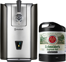 Pack PerfectDraft Pro Zapfanlage mit Fass 6L (Schneider's Bayrisch Hell) Angebot bei HelloDeals