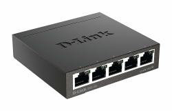 D-Link DGS-105 5 Ports Layer2 Gigabit Switch (bis zu 2000 Mbit/s Datenübertragung pro Port, einfache Plug und Play-Installation, energiesparende Funktionen, lüfterlos, Metallgehäuse) schwarz Angebot bei HelloDeals