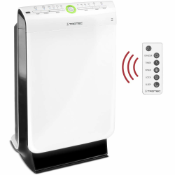 TROTEC Luftreiniger AirgoClean 100 E – HEPA Filter für Allergiker – Räume bis 21 m² /53 m³, Gebläsestufen 3, entfernt 95% Aller Partikel, geeigner für Raucherzimmer, energieeffizient, mit Timer Angebot bei HelloDeals