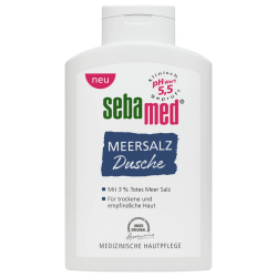 SEBAMED Meersalz Dusche 400 ml, Duschgel für Männer und Frauen, seifenfreie Reinigung für empfindliche und trockene Haut, ohne Mikroplastik Angebot bei HelloDeals