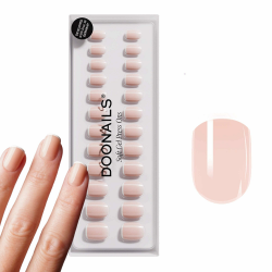 DOONAILS – Press On Nails 30er Set Classic French Square Form Creme/Weiß– Nägel zum Aufkleben Full Cover in Salonqualität – French nails soft gel Extra Short – Natürliches & angenehmes Tragegefühl Extra Short-Square Classic French Angebot bei HelloDeals