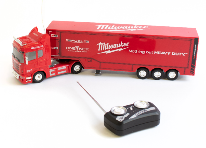 Milwaukee Big Red RC Truck mit Sound- & Lichteffekte inkl. Funkfernbedienung