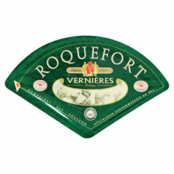 Vernières Frères Roquefort französischer Blauschimmelkäse, 52% Fett 200 g Angebot bei HelloDeals