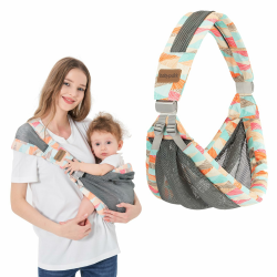 IULONEE Tragetuch Baby Babytrage Neugeborene Ab Geburt Verstellbare Babytrage Auf Einer Schulter Ergonomische Praktische Babytrage Tragbar Baby Tragegurt Für Babys Von 3 Bis 36 Monaten (Buntes) Angebot bei HelloDeals