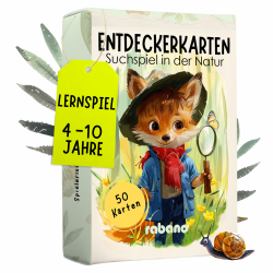 50 Entdeckerkarten für Kinder – Outdoor Schatzsuche und Natur entdecken I Spannendes Suchspiel I Lernspiel & Geschenk für Mädchen und Junge I Spiele ab 4, 5, 6, 7, 8 Jahre Angebot bei HelloDeals