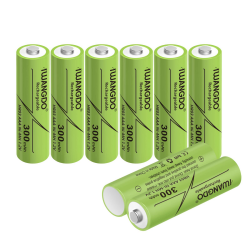 Wiederaufladbare AAA-Batterien, 300 mAh, HR03, für den Außenbereich, vorgeladen, 8 Stück Angebot bei HelloDeals