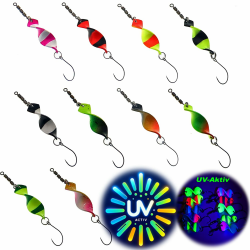 Njord Kalastus Messeneuheit 2024 Spoons Forelle Mega Twist 10 Stück in Spoonbox | Forellen Angeln Spoon Set Forellenköder | Forellen Blinker Angeln Forelle | Forellen Spinner Set Trout Angebot bei HelloDeals