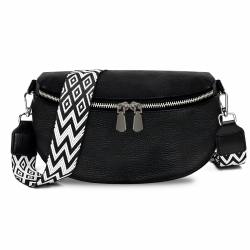 TANTOMI Umhängetasche Damen Bauchtasche Damen Leder, Crossbody Bag Damen Breiter Gurt, Damen-Umhängetaschen Bauchtasche Damen Stylisch, Gürteltasche Damen Elegante Angebot bei HelloDeals