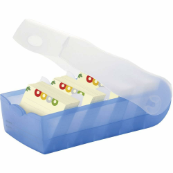 HAN genial einfach Vokabeln lernen dank 5-Fächer-Lernsystem, Karteikasten, Transluzent/Blau, DIN A7, 997-643 Angebot bei HelloDeals