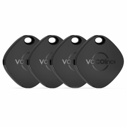 VOCOlinc Air Tracker Tag Schlüsselfinder 4er Pack, Smart Key Finder Kompatibel mit Apple Wo ist? APP (iOS NUR), Bluetooth Item Finder für Koffer, Taschen, Gepäck, IP67 Wasserdicht, Austauschbarer Akku Angebot bei HelloDeals