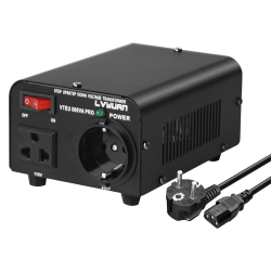 Cantonape 500W Spannungswandler, 230V bis 110V USA Spannungswandler Ringkern-Transformator 500VA Pro - In: 110V oder 220V / Out: 110V und 220V Angebot bei HelloDeals