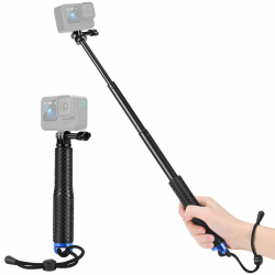 Vkesen Teleskop-Stick für GoPro, 48CM Wasserdichter-Selfie-Stick für GoPro Hero 13/12/11/10/9/8/7/6/Max, DJI Osmo Action 5 Pro/4/3 und andere Action Kamera Angebot bei HelloDeals