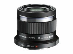 Olympus M.Zuiko Digital 45mm F1.8 Objektiv, lichtstarke Festbrennweite, geeignet für alle MFT-Kameras (Olympus OM-D & PEN Modelle, Panasonic G-Serie), schwarz Angebot bei HelloDeals