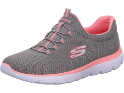 Skechers Damen Summits Top Player Sneaker 40 EU Grey Mesh Pink Trim Angebot bei HelloDeals